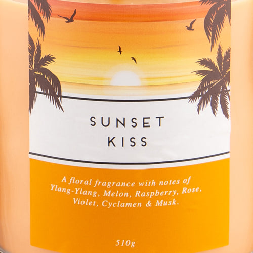 Sunset Kiss Scented Large Jar Candle 18oz Candles FabFinds   