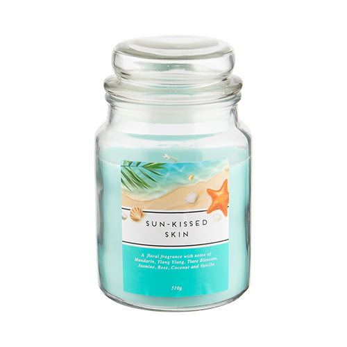 Sun-Kissed Skin Scented Large Jar Candle 18oz Candles FabFinds   