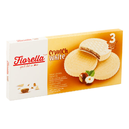 Fiorella White Chocolate Wafer Biscuits 3 Pack 60g Biscuits & Cereal Bars Fiorella   
