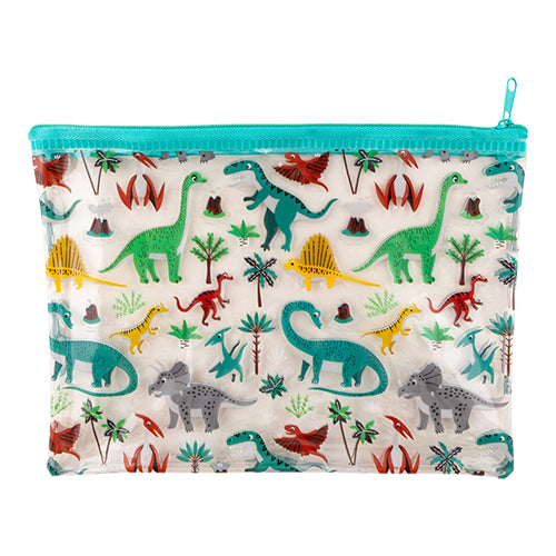 Dinosaur Print Pencil Case Kids Stationery FabFinds   