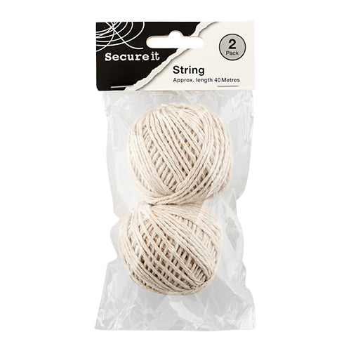 Secure It String 2 Pack 40M Stationery FabFinds   