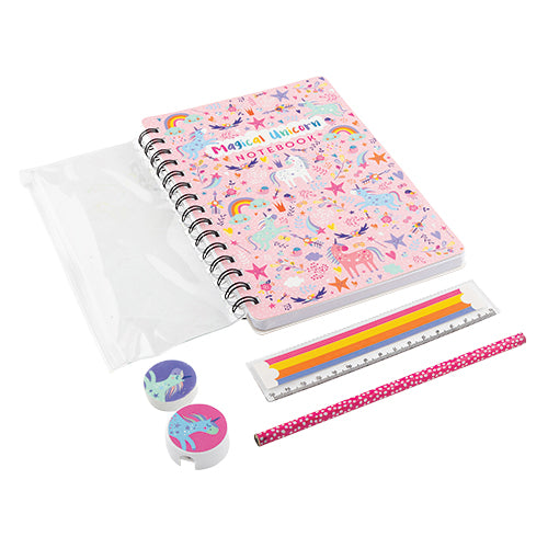 Magical Unicorn A5 Notebook Set Notebooks FabFinds   