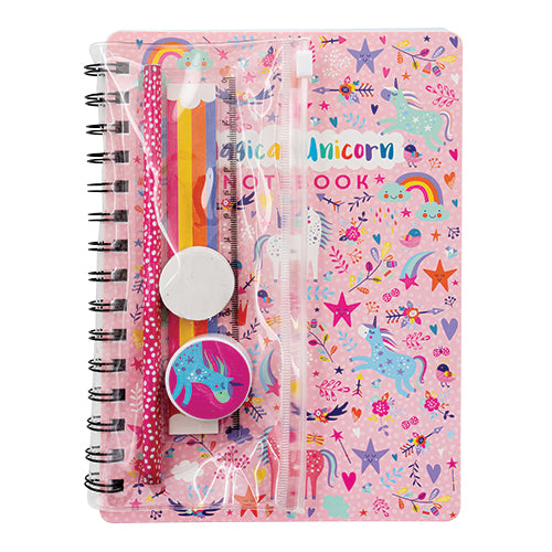 Magical Unicorn A5 Notebook Set Notebooks FabFinds   