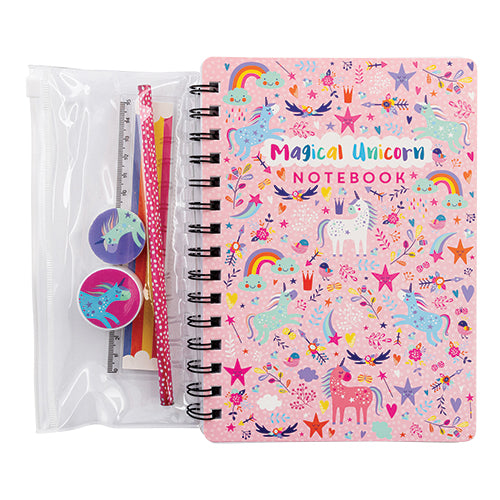 Magical Unicorn A5 Notebook Set - FabFinds