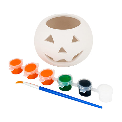 Spooksville Paint Your Own Pumpkin Tealight Holder Halloween Accessories FabFinds   