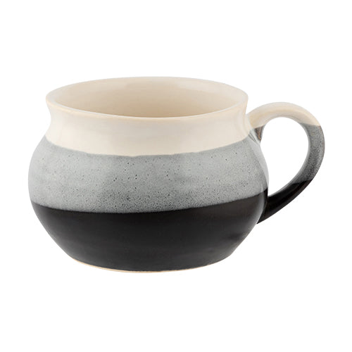 Black & White Soup Mug Mugs FabFinds   
