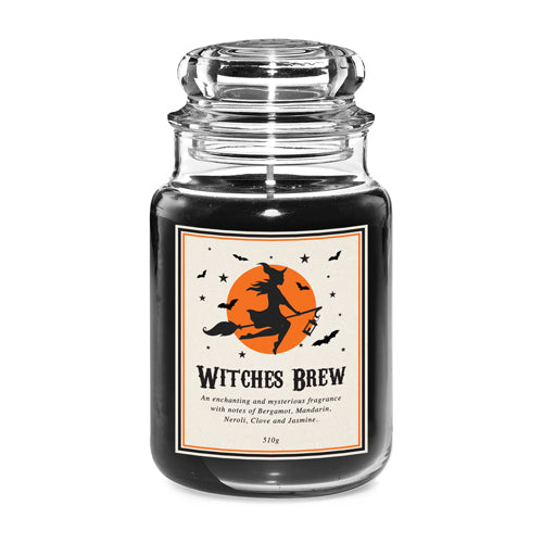 Witches Brew Large Jar Candle 510g 18oz Candles FabFinds   