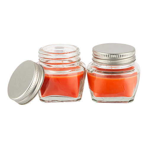 Pumpkin Spice Mini Scented Candles 2 Pack Candles FabFinds   