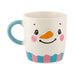 Snowman Face Christmas Character Mug Mugs FabFinds   