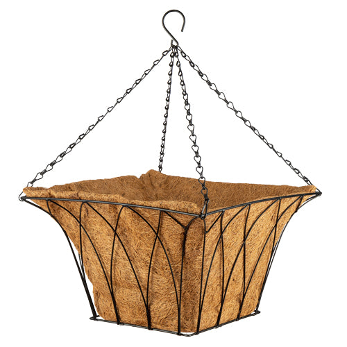 For The Love Of Gardening Square Hanging Planter Basket Pots & Planters for the love of gardening   