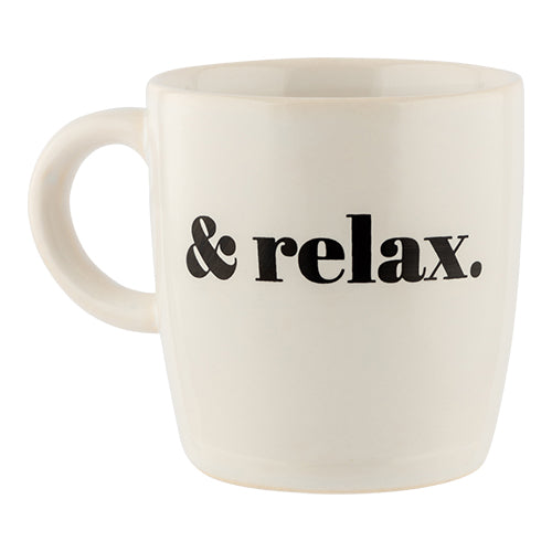 Black & White & Relax. Slogan Mug Mugs FabFinds   