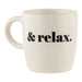 Black & White & Relax. Slogan Mug Mugs FabFinds   