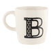Black & White Alphabet Hugga Mugs Assorted Letters Mugs FabFinds B  