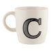 Black & White Alphabet Hugga Mugs Assorted Letters Mugs FabFinds C  