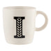 Black & White Alphabet Hugga Mugs Assorted Letters Mugs FabFinds   