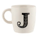 Black & White Alphabet Hugga Mugs Assorted Letters Mugs FabFinds   