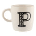 Black & White Alphabet Hugga Mugs Assorted Letters Mugs FabFinds P  
