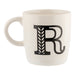 Black & White Alphabet Hugga Mugs Assorted Letters Mugs FabFinds R  
