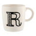 Black & White Alphabet Hugga Mugs Assorted Letters Mugs FabFinds   