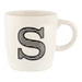 Black & White Alphabet Hugga Mugs Assorted Letters Mugs FabFinds   