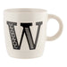 Black & White Alphabet Hugga Mugs Assorted Letters Mugs FabFinds   