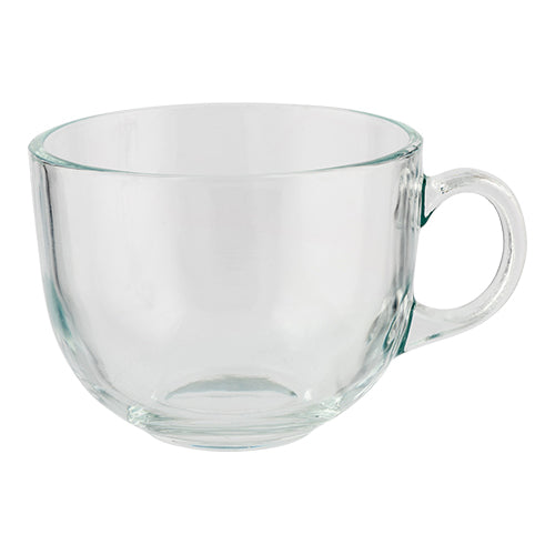 Plain Round Glass Mug Mugs Goodiez ltd   