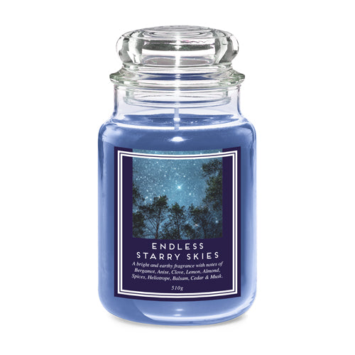 Endless Starry Skies Large Jar Candle 18oz 510g Candles FabFinds   