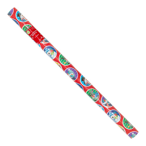 Festive Characters Wrapping Paper 10M Assorted Colours Christmas Wrapping & Tissue Paper Design Group   