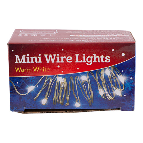 Mini Wire Lights Warm White 10 Pack FabFinds