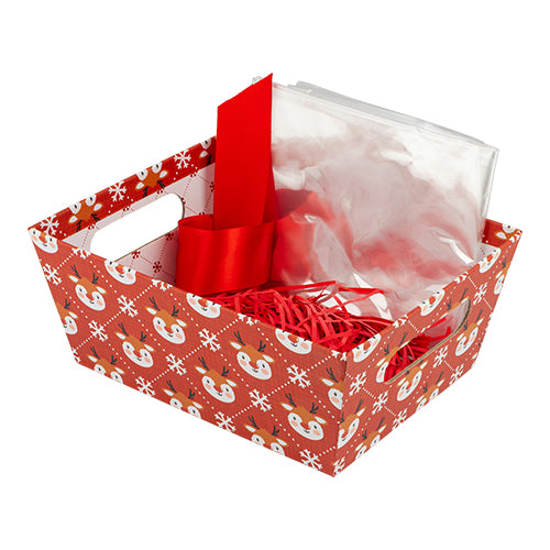Reindeer & Snowflake Fill Your Own Christmas Mini Hamper Christmas Wrapping & Tissue Paper FabFinds   