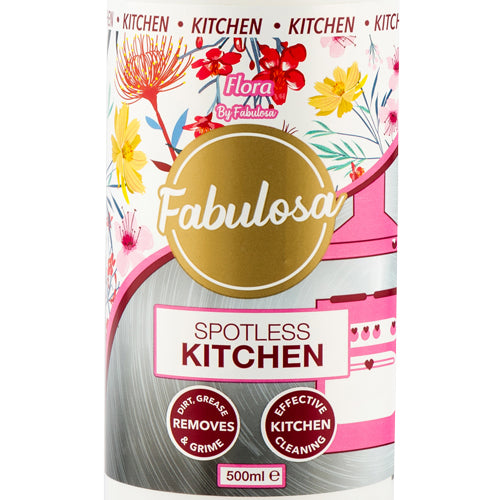 Fabulosa Flora Spotless Kitchen Spray 500ml Kitchen & Oven Cleaners Fabulosa   
