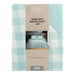 Life From Coloroll Super Soft Blue Check Printed Duvet Set King Duvets Coloroll   