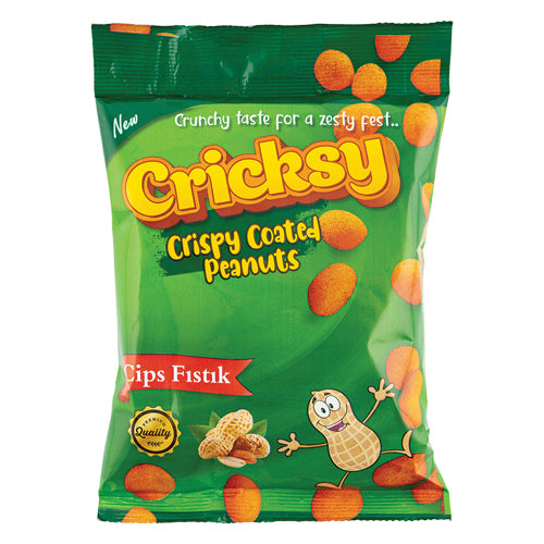 Cricksy Crispy Coated Peanuts 110g Crisps, Snacks & Popcorn Cricksy   