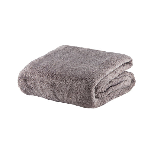 Coloroll Bedding Life By Coloroll Grey Snuggle Fleece Duvet Set Assorted Sizes - FabFinds