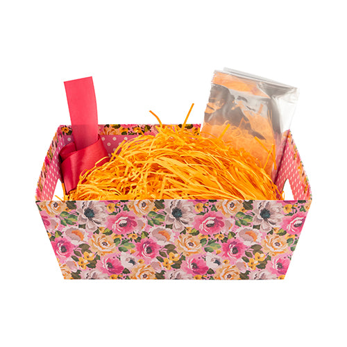 Floral & Spotty Fill Your Own Medium Hamper Gift Wrapping FabFinds   