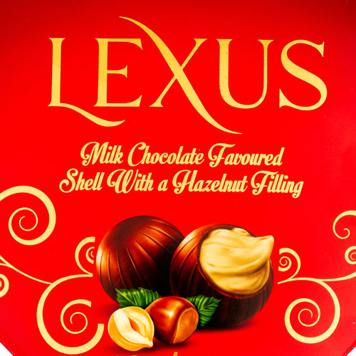 Lexus Milk Chocolate & Hazelnut Filling Chocolates 110g Chocolate Lexus   
