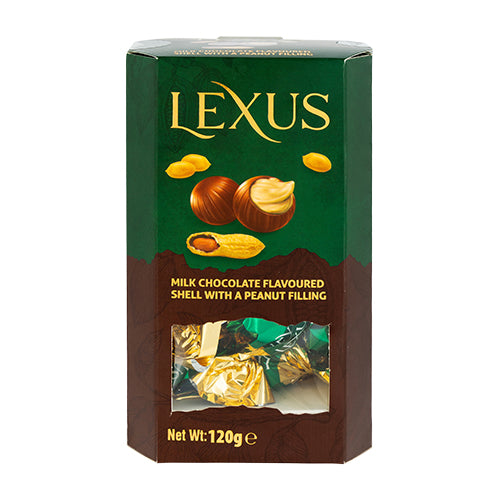 Lexus Milk Chocolate & Peanut Chocolates 120g Chocolate Lexus   