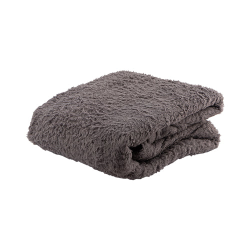 Life By Coloroll Snuggle Fleece Grey Throw 130cm x 180cm Throws & Blankets Coloroll   