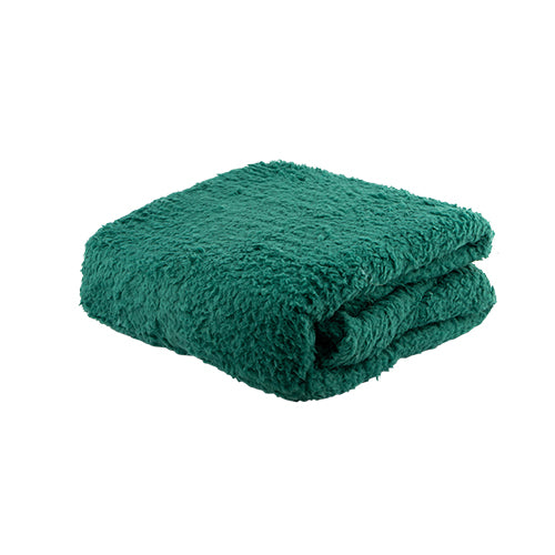 Life By Coloroll Green Snuggle Fleece Throw 130cm x 180cm Throws & Blankets Coloroll   