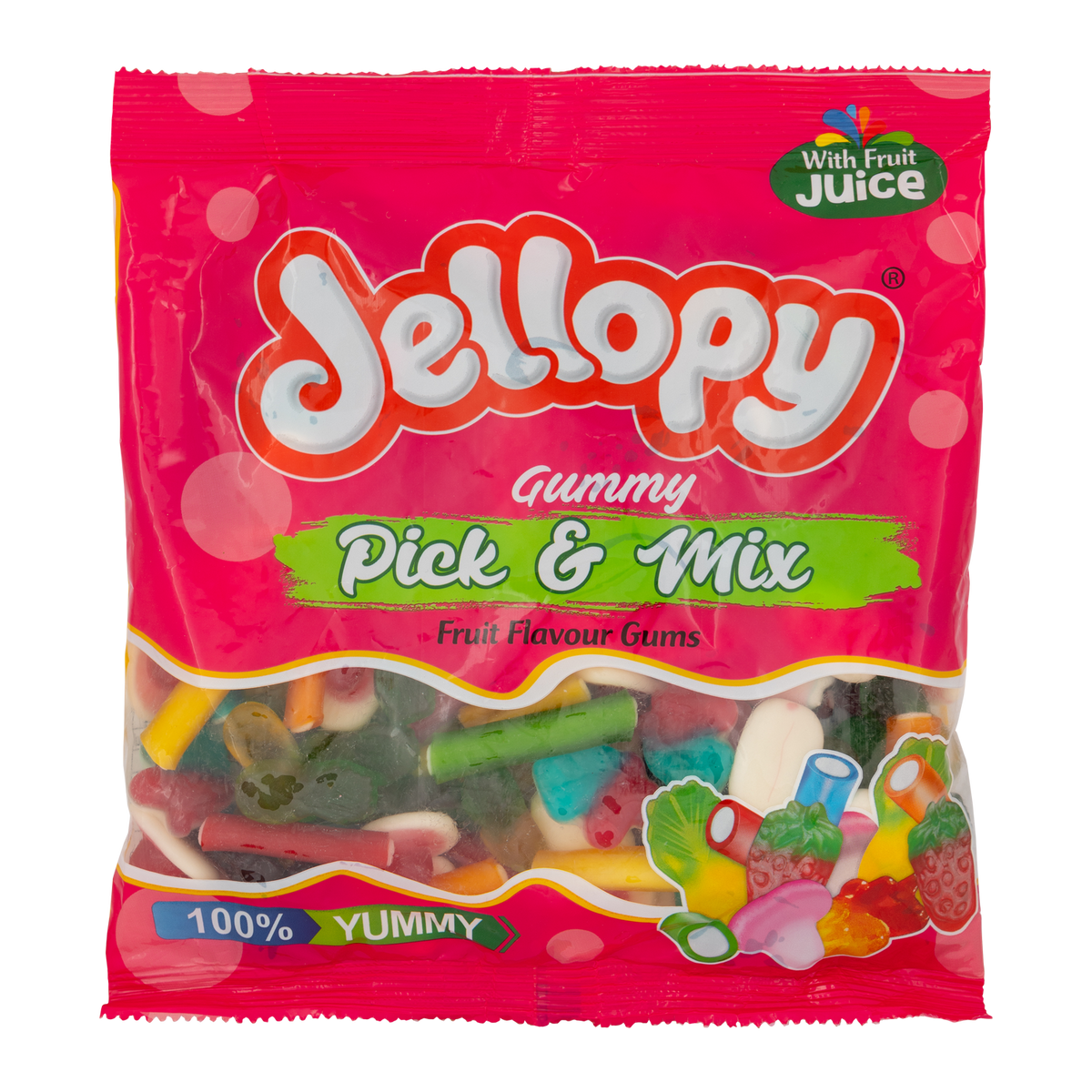 Jellopy Gummy Pick & Mix Fruit Flavour Gums 500g - FabFinds