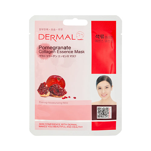 Dermal Sheet Face Masks Assorted Styles Skin Care dermal Pomegranate Collagen Essence Mask  