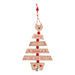 Ho Ho Ho Santa Is On His Way Wooden Christmas Tree Decoration Christmas Decorations FabFinds   