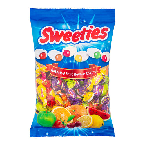 Sweeties Assorted Fruit Flavour Chews 400g Sweets, Mints & Chewing Gum Sweeties   