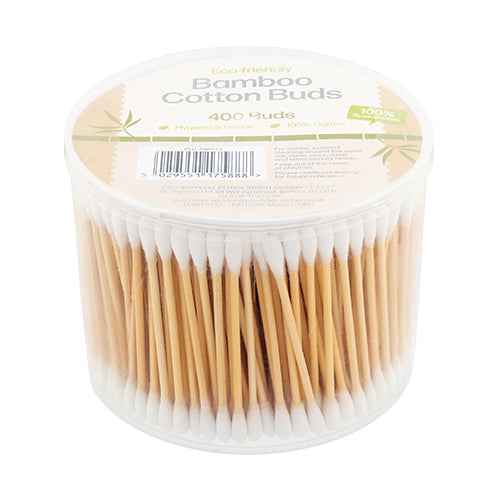 Eco-Friendly Bamboo Cotton Buds 400 Pack Toiletries FabFinds   