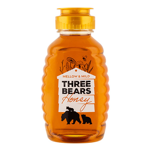 Mellow & Mild Three Bears Honey 340g Condiments & Sauces Mellow & Mild   