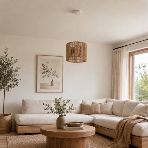 Natural Rope Ceiling Lamp Shade Lighting FabFinds