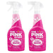 The Pink Stuff Miracle Laundry Oxi Stain Remover 500ml Assorted Packs Fabric Stain Removers Stardrops Pack of 2