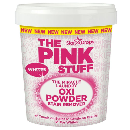 Stardrops The Pink Stuff Stain Remover Powder For Whites 1kg Assorted Packs Laundry - Stain Remover Stardrops Pack of 1