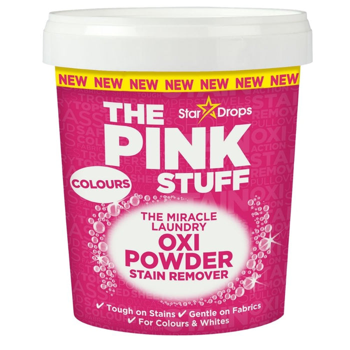 Stardrops The Pink Stuff Stain Removal Powder For Colours 1kg Assorted Packs Laundry - Stain Remover Stardrops Pack of 1