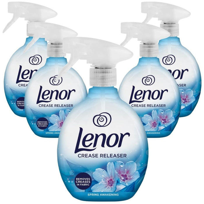 Lenor Crease Releaser Spring Awakening 500ml Laundry - Fabric Freshener Lenor Pack of 5